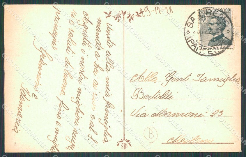 Imperia Sanremo Venditrice di Viole Cartolina ZG3021 – retro