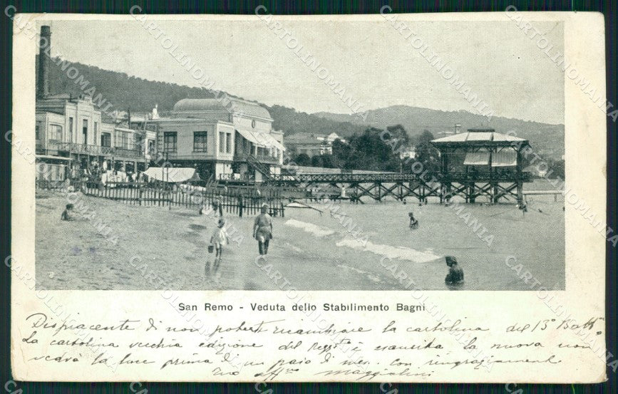 Imperia Sanremo PIEGHINA Cartolina ZG3039 – fronte