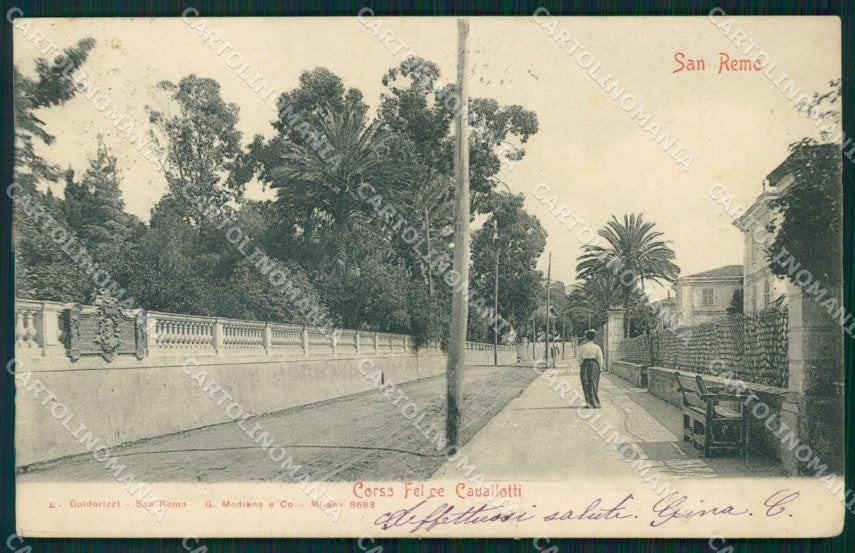 Imperia Sanremo PIEGHINA Cartolina ZG3043 – fronte