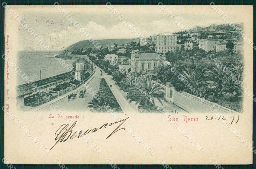 Imperia Sanremo SCOLLATA Cartolina ZG3060 – fronte