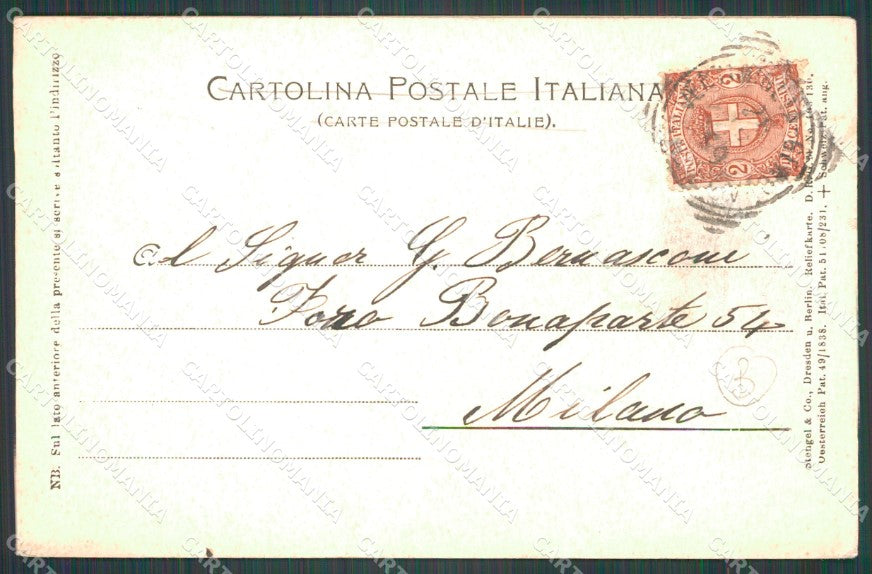 Imperia Sanremo SCOLLATA Cartolina ZG3060 – retro