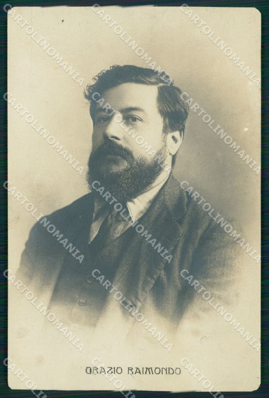 Imperia Sanremo Orazio Raimondo FORO RIFILATA Foto Cartolina ZG3072 – fronte