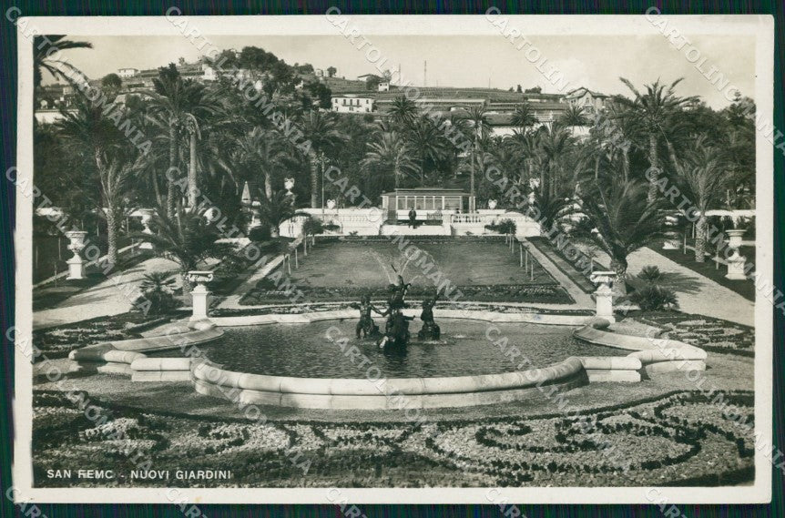 Imperia Sanremo Fontana Foto Cartolina ZG3105 – fronte