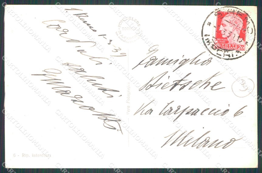 Imperia Sanremo Fontana Foto Cartolina ZG3105 – retro