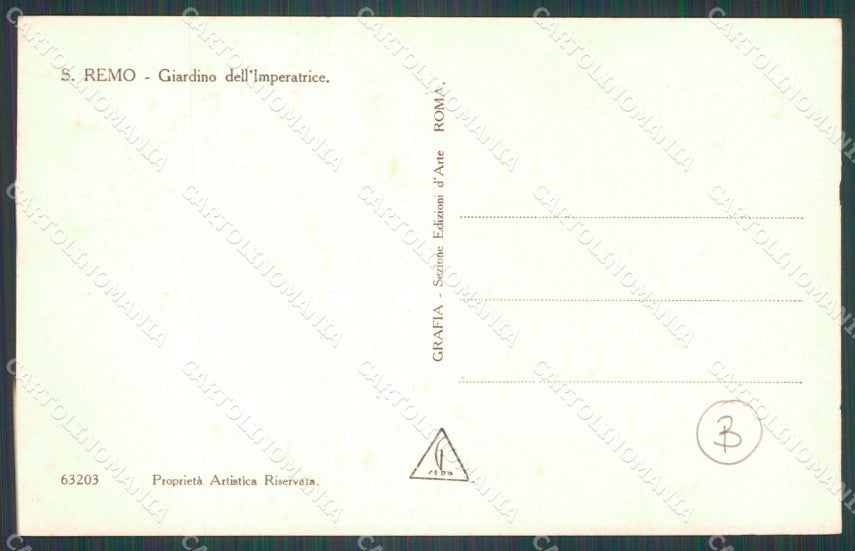 Imperia Sanremo Foto Cartolina ZG3117 – retro