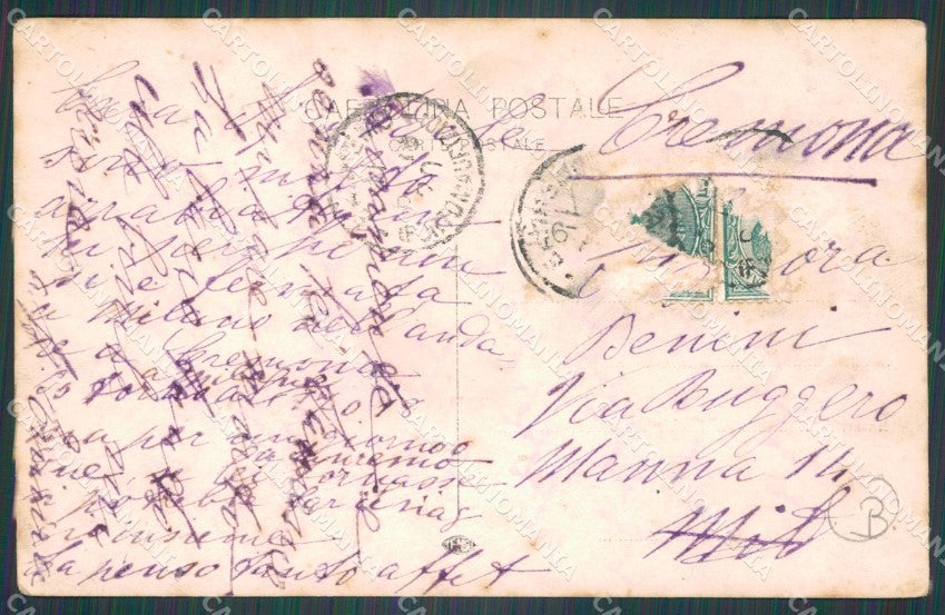 Imperia Sanremo PIEGHE ABRASA Foto Cartolina ZG3121 – retro