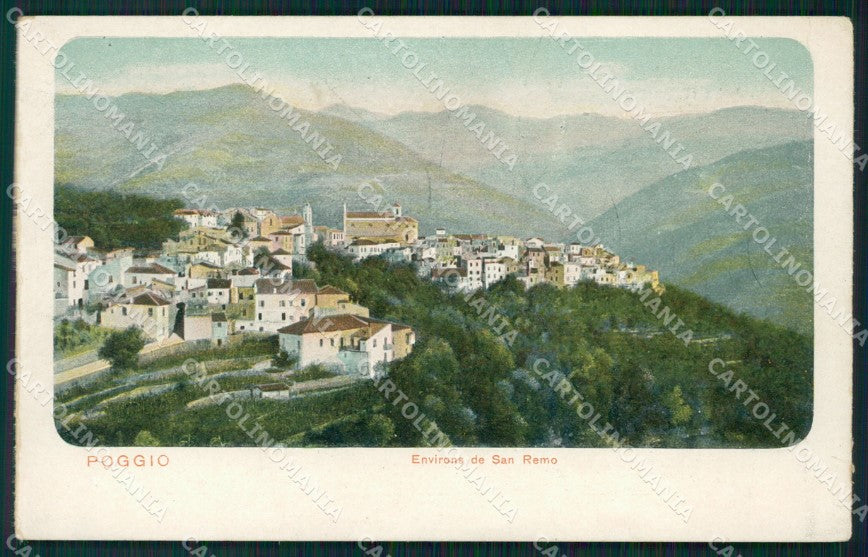 Imperia Sanremo Poggio RETRO BIANCO Cartolina ZG3140 – fronte