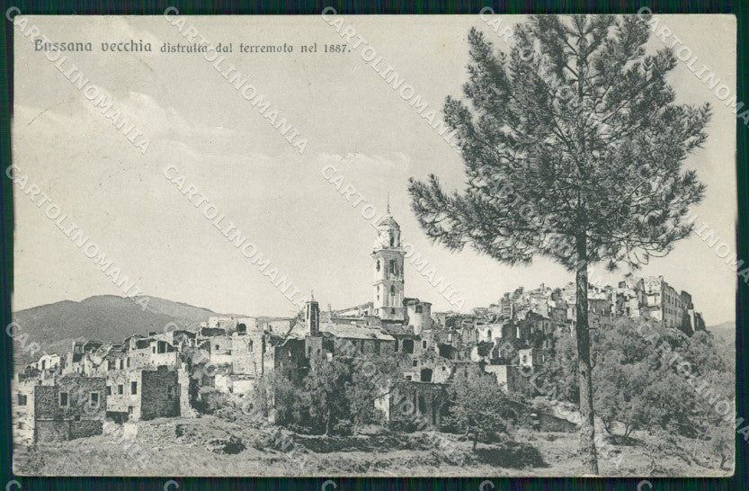 Imperia Sanremo Bussana Vecchia Terremoto 1887 Cartolina ZG3149 – fronte