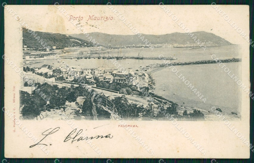 Imperia Porto Maurizio STRAPPINO Cartolina ZG3153 – fronte