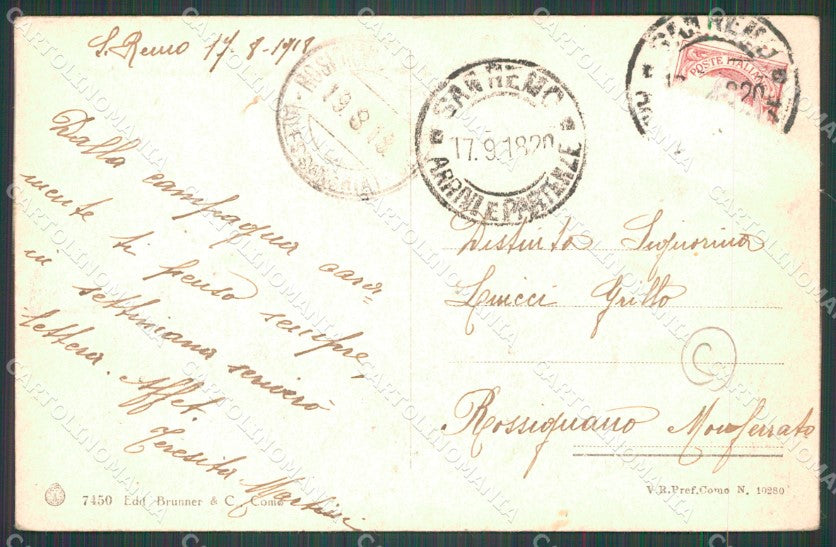 Imperia Sanremo Casinò Municipale Cartolina ZG3164 – retro