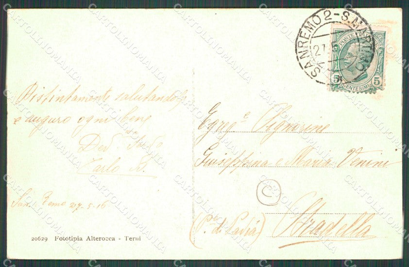 Imperia Sanremo Barche Pescatori Cartolina ZG3167 – retro
