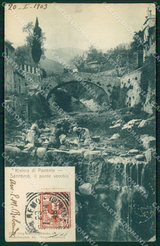 Imperia Sanremo Lavandaie Cartolina ZG3172 – fronte