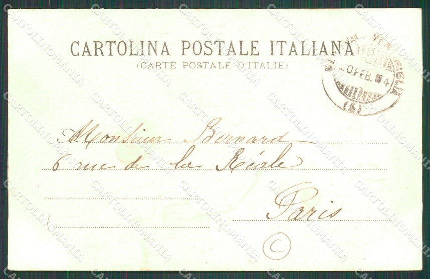 Imperia Sanremo Asino Cartolina ZG3176 – retro