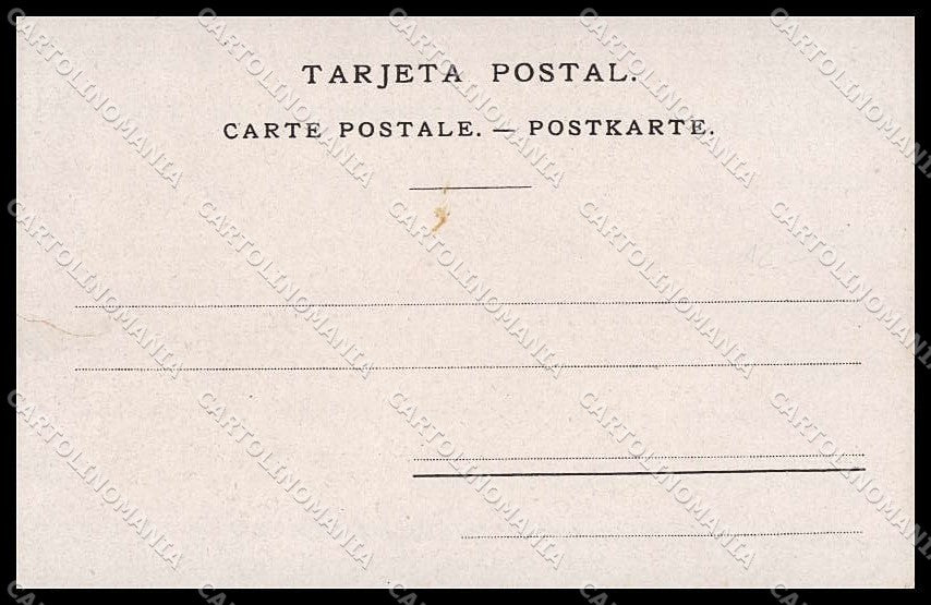 Artist Signed R. Casas Fashion Lady TEARED STRAPPINO cartolina ZG3185 – retro