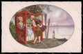 Artist Signed T. Corbella Romantic Couple Venezia Art Deco Degami 694 pc ZG3237 – fronte