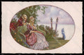 Artist Signed T. Corbella Romantic Couple Venezia Art Deco Degami 694 pc ZG3238 – fronte
