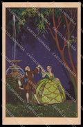 Artist Signed T. Corbella Romantic Couple Art Deco Degami serie 1059 pc ZG3244 – fronte