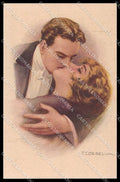Artist Signed T. Corbella Romantic Couple Art Deco serie 162-3 pc ZG3269 – fronte