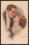 Artist Signed T. Corbella Romantic Couple Art Deco serie 162-2 pc ZG3271 – fronte
