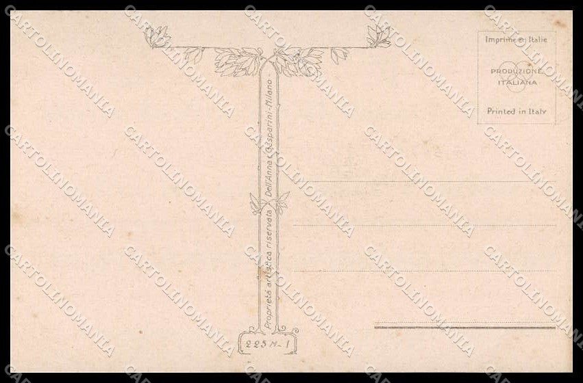 Artist Signed T. Corbella Romantic Couple Art Deco serie 225M-1 pc ZG3299 – retro