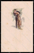 Artist Signed T. Corbella Romantic Couple Art Deco serie 225M-2 pc ZG3300 – fronte