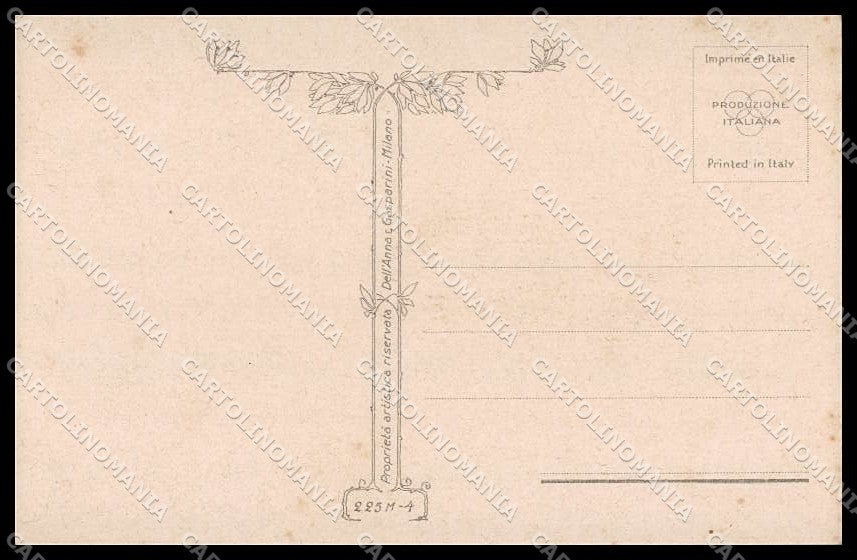 Artist Signed T. Corbella Romantic Couple Art Deco serie 225M-4 pc ZG3302 – retro