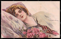 Artist Signed T. Corbella Glamour Fashion Lady Roses serie 250-3 pc ZG3306 – fronte