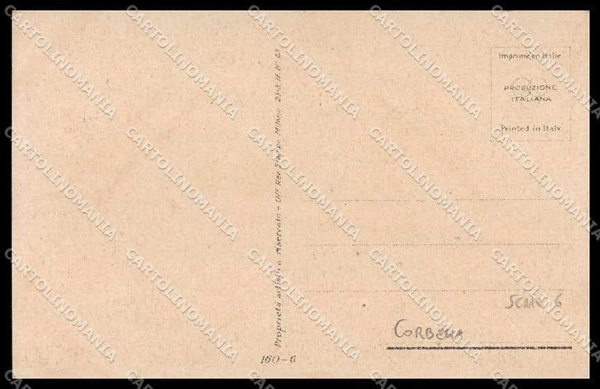 Artist Signed T. Corbella Fashion Lady Art Deco serie 160-6 WRINKLES pc ZG3325 – retro