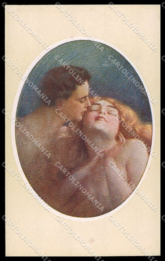 Artist Signed Guerzoni Romantic Couple serie 340bis-1 pc ZG3348 – fronte