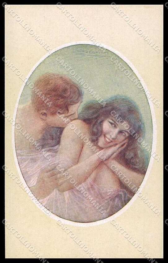 Artist Signed Guerzoni Romantic Couple serie 340bis-5 pc ZG3352 – fronte