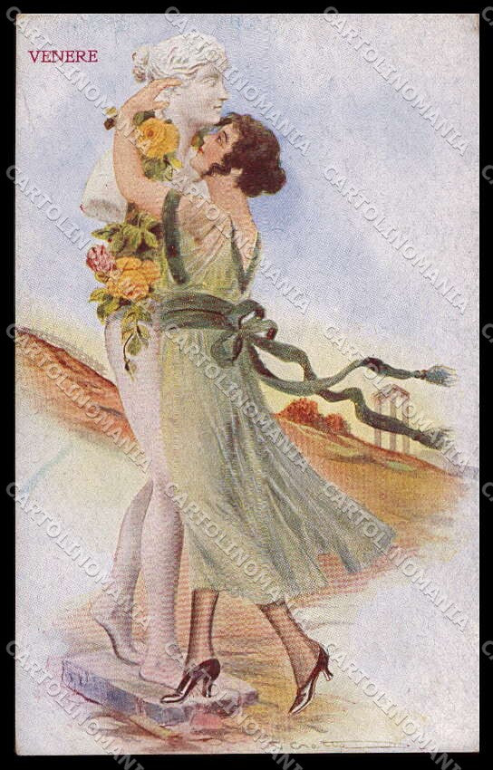 Artist Signed Crotta Fashion Lady Venere serie 289 pc ZG3492 – fronte