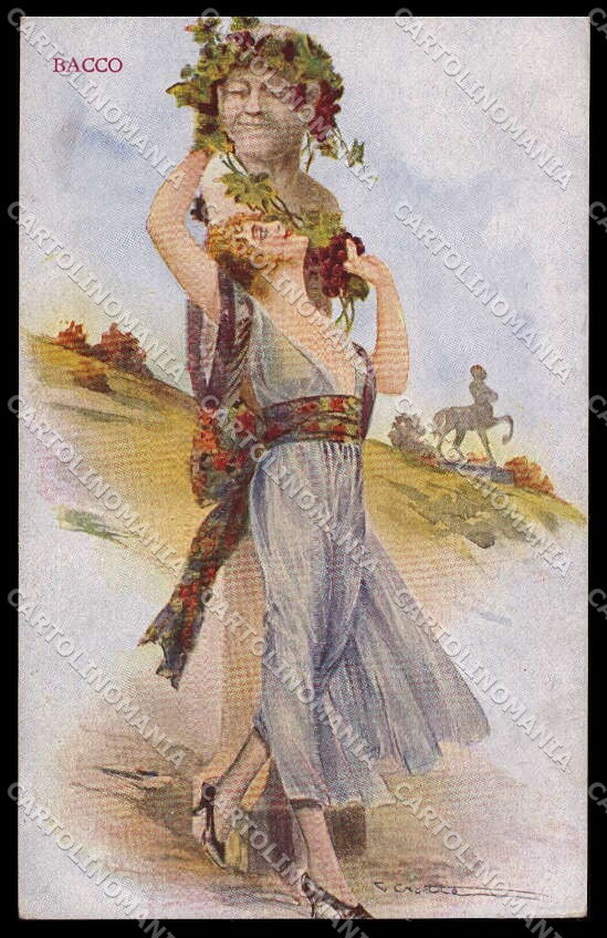 Artist Signed Crotta Fashion Lady Bacco serie 289 pc ZG3493 – fronte