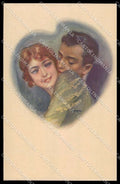 Artist Signed L. Metlicovitz Romantic Couple Art Deco serie 103-4 pc ZG3553 – fronte