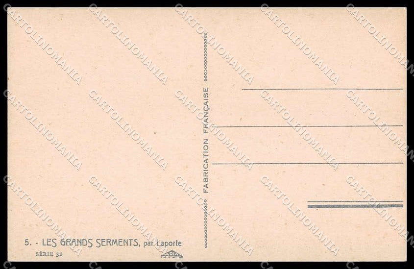 Artist Signed Laporte Romantic Couple Les Grands Serments serie 32 pc ZG3592 – retro