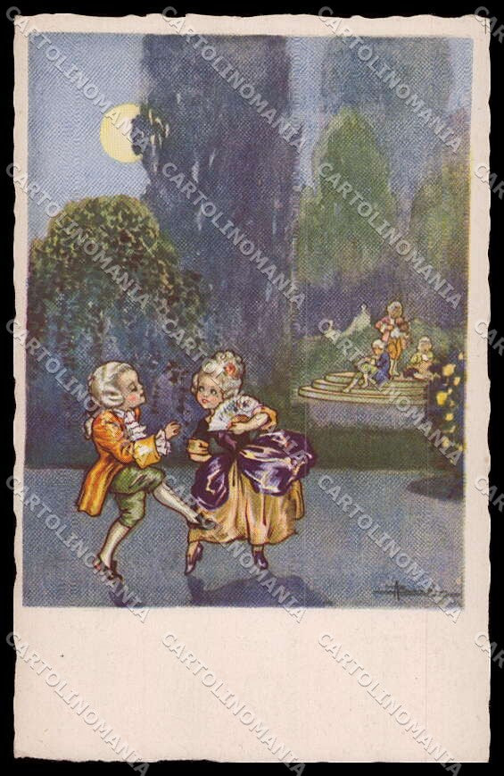 Artist Signed A. Busi Children Paper Moon Degami serie 695 pc ZG3650 – fronte