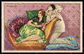 Artist Signed A. Busi Fashion Lady Turkey Art Deco Donnina serie 126-3 pc ZG3657 – fronte