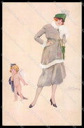Artist Signed S. Meunier La Semaine de Cupidon Fashion Lady serie 5000 pc ZG3726 – fronte
