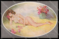 Artist Signed S. Meunier Risque Nude Lady Le Nu moderne serie 53-5 pc ZG3728 – fronte