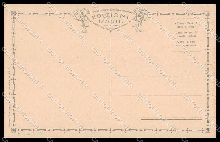Artist Signed F. Cantori Glamour Fashion Lady Art Deco serie 2213 pc ZG3831 – retro