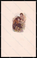 Artist Signed San Marco Romantic Couple Lady Art Deco serie 892M-3 pc ZG3834 – fronte