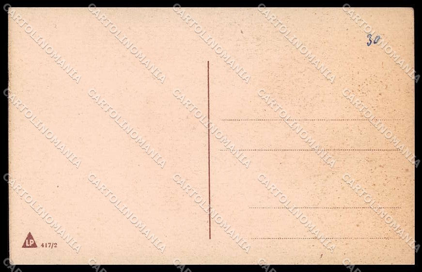 Artist Signed Romantic Couple Lady Art Deco LP serie 417-2 pc ZG3838 – retro