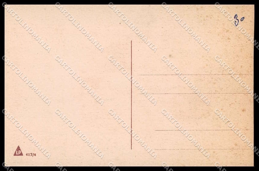 Artist Signed Romantic Couple Lady Art Deco LP serie 417-4 pc ZG3840 – retro