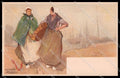 Artist Signed H. Cassiers Danish Costumes Katwyk Litho WRINKLES pc ZG3861 – fronte