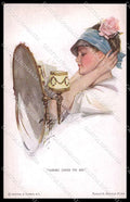 Artist Signed Fisher Fashion Lady Looks Good to Me Reinthal serie 765 pc ZG3899 – fronte