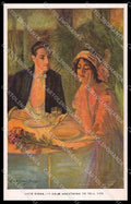 Artist Signed A. Dewey Romantic Couple Love Signal Reinthal serie 458 pc ZG3905 – fronte