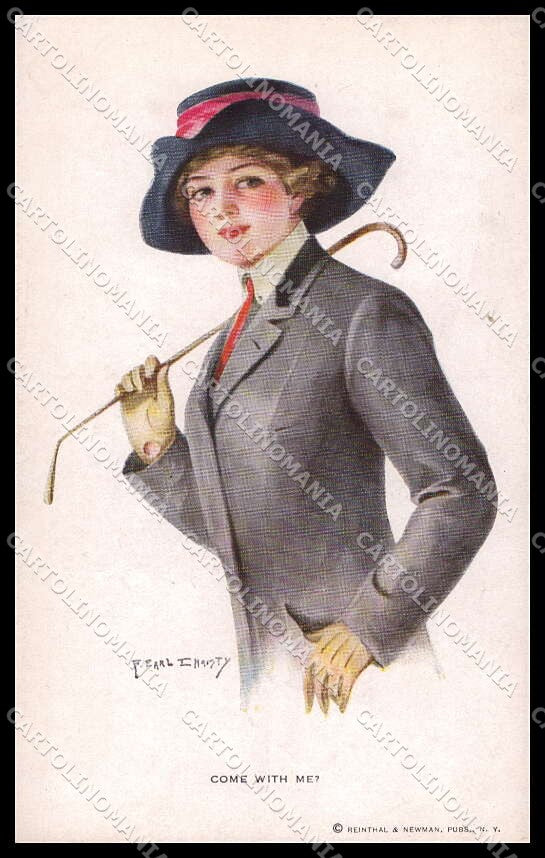 Artist Signed Earl Christy Lady Come with me ? Reinthal serie 228 pc ZG3908 – fronte