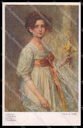 Artist Signed E. Veith Lady Spring B K W I serie 1101 pc ZG3914 – fronte