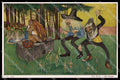 Artist Signed Ade Viel Geld Gnome Gnomo Lutin Frog Rana serie 150 pc ZG3962 – fronte