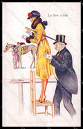 Artist Signed Xavier Sager Lady Aux Courses Horse Noyer serie 162 pc ZG3981 – fronte