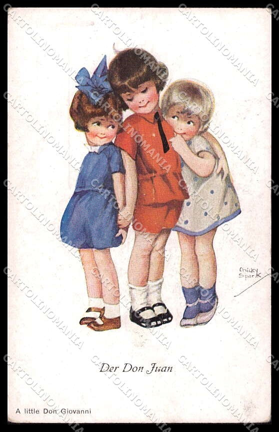 Artist Signed Chicky Spark Children serie 609 pc ZG4213 – fronte